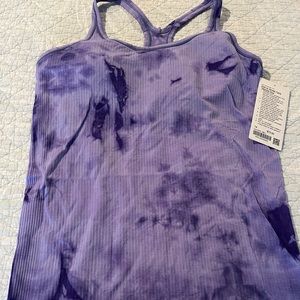 Lululemon Ebb to Street Tank marble dye